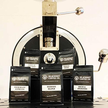 Pitch Black Espresso Coffee by Blackout Coffee Co - Extra Dark Roast