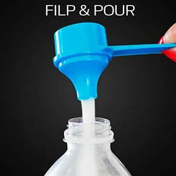 The Scoopie Supplement Container - To-Go Scoop, Funnel & Dispenser System for Protein, Pink 2 Pack
