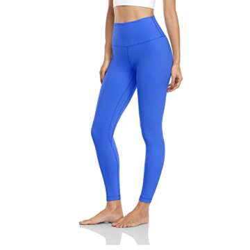 HeyNuts Essential 7/8 Leggings High Waisted Yoga Pants for Women, Soft Workout Pants Compression Leg...