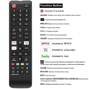 Universal Samsung TV Remote Control - All Models