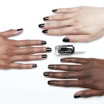 Essie Expressie Quick Dry Nail Polish - True Black
