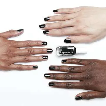 Essie Expressie Quick Dry Nail Polish - True Black