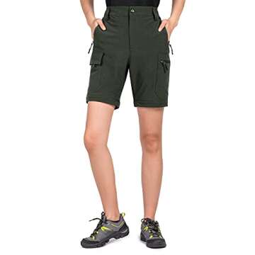 Wespornow Women's Convertible Quick Dry Hiking Pants