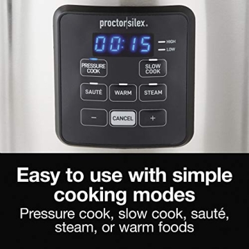 Proctor-Silex Simplicity 4-in-1 Electric Pressure Cooker