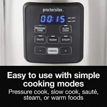 Proctor-Silex Simplicity 4-in-1 Electric Pressure Cooker