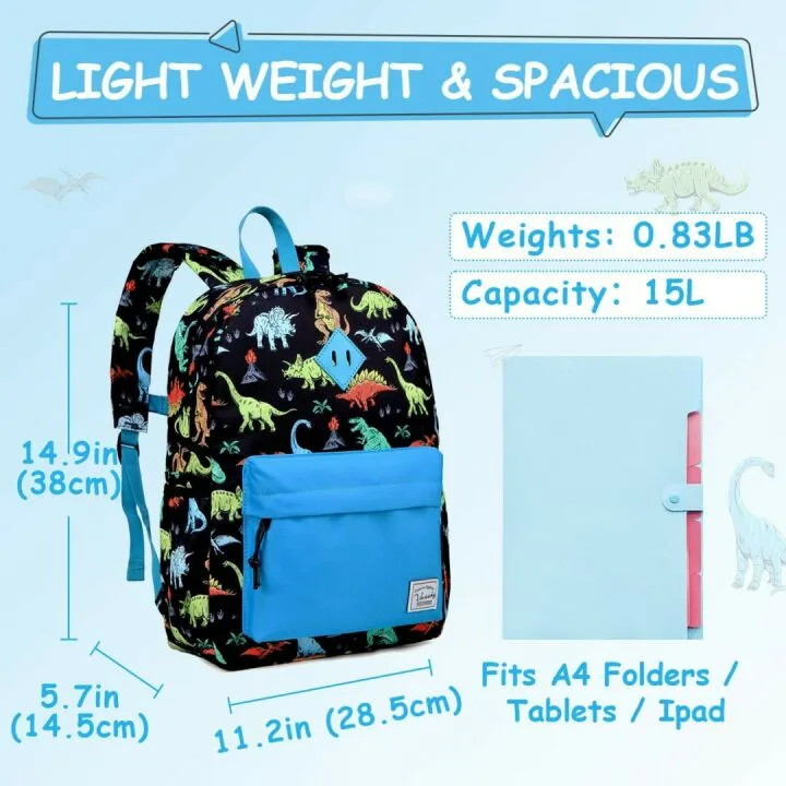 VASCHY Kids Lightweight Preschool Backpack