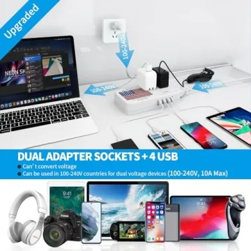 DOACE X11 Voltage Converter | 2200W Travel Adapter