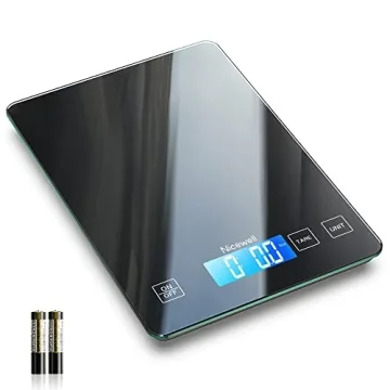 Nicewell Food Scale Digital Weight Grams and oz, 22lb Kitchen Scale for Cooking Baking, 1g/0.1oz Pre...