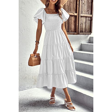 PRETTYGARDEN Women's Summer Midi Dress - Flattering & Stylish