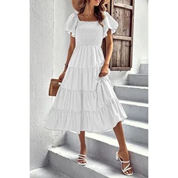 PRETTYGARDEN Women's Summer Midi Dress - Flattering & Stylish