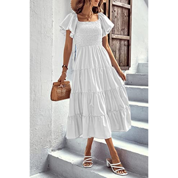 PRETTYGARDEN Women's Summer Midi Dress - Flattering & Stylish