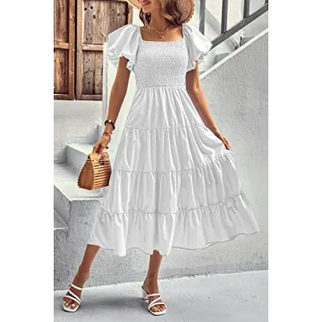 PRETTYGARDEN Women's Summer Midi Dress - Flattering & Stylish