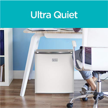 BLACK+DECKER Compact Refrigerator Mini Fridge with Freezer