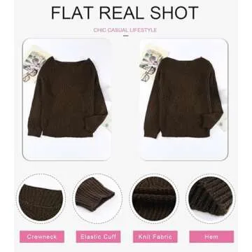 Dokotoo Cute Women’s Hollow Out Sweater for Fall