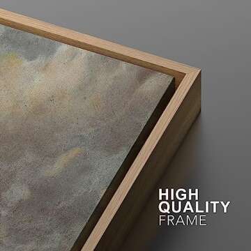 MUDECOR Framed Canvas Art - Storm Cloud & Birds