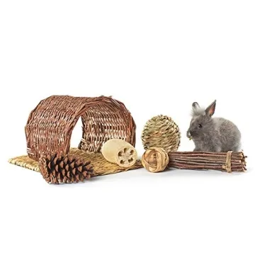 Niteangel Willow Tunnel and Chew Toys for Small Pets