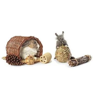 Niteangel Willow Tunnel and Chew Toys for Small Pets