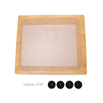 Camco Silent Stovetop Cover for RVs - Solid Oak Support