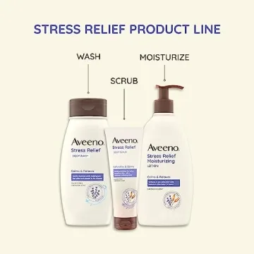 Aveeno Lavender Body Lotion for Stress Relief, 12 fl oz