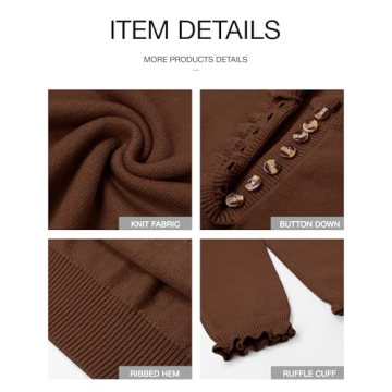 BTFBM Womens Casual Sweaters Long Sleeve Pullover Tops