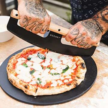 Gozney Pizza Rocker - Perfect for Pizza Lovers with Ergonomic Handle and Durable Blade