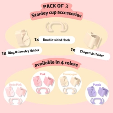 Set of 3 Accessories for Stanley 40oz Quencher H2.0 Tumbler