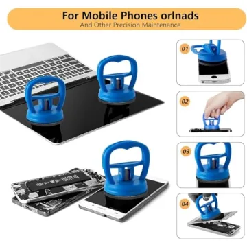 Suction Cup Dent Puller Kit 3 Pack for Cars and Objects