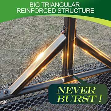 Walensee Compost Spreader - Durable Metal Mesh Spreader