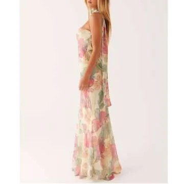 Floral Tube Maxi Dress for Women - Summer Elegance