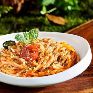 YUHO Organic Konjac Shirataki Noodles Spaghetti 8 Pack Oat Ready to Eat Noodles Vegan Gluten Free Low Carb Calorie Sugar Free Plant-Based Soy Free Paleo and Keto Friendly 53.61 Oz