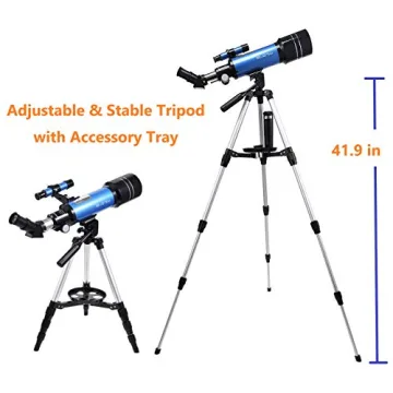 MaxUSee 70mm Refractor Telescope for Outdoor Exploration