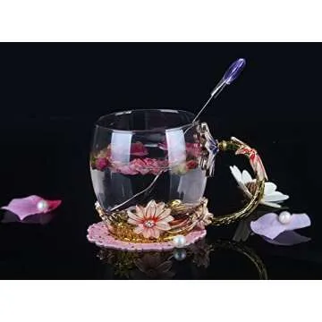 Bestbling Handmade Enamel Cup - Elegant Design & Functionality