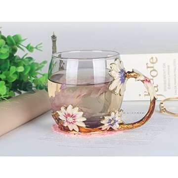 Bestbling Handmade Enamel Cup - Elegant Design & Functionality