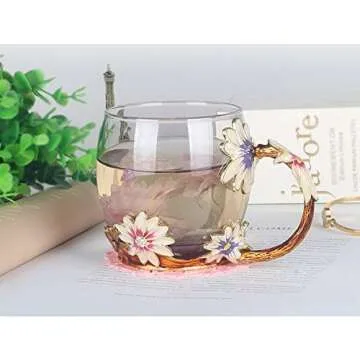Bestbling Handmade Enamel Cup - Elegant Design & Functionality