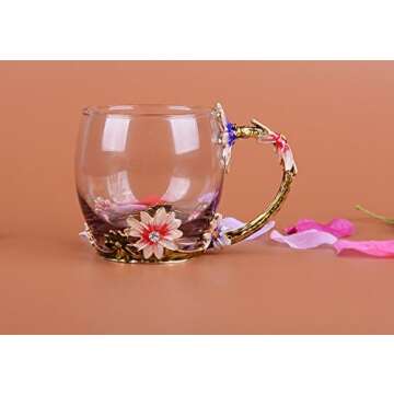 Bestbling Handmade Enamel Cup - Elegant Design & Functionality