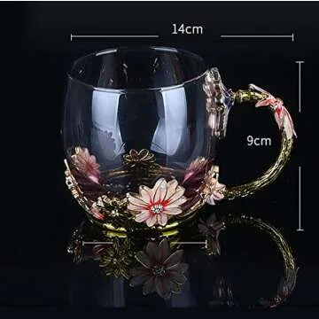 Bestbling Handmade Enamel Cup - Elegant Design & Functionality
