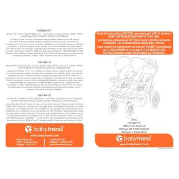 Baby Trend Navigator® Double Jogger, Tropic