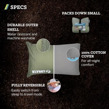 Klymit Drift Camping Pillow - Comfortable Travel Companion