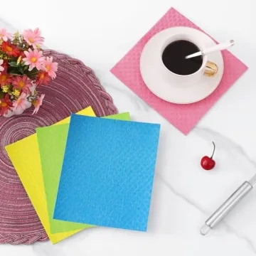 Eco-Friendly Homaxy Swedish Dishcloths 10 Pack