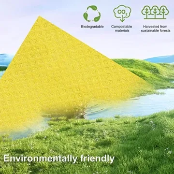 Eco-Friendly Homaxy Swedish Dishcloths 10 Pack