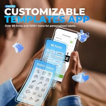 Compact Nelko PM220 Bluetooth Label Maker for Easy Organizing