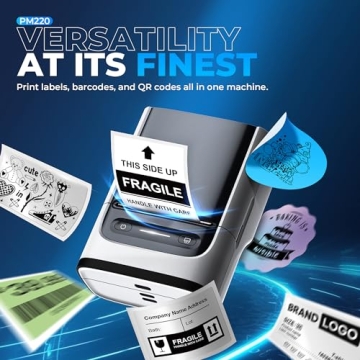 Compact Nelko PM220 Bluetooth Label Maker for Easy Organizing