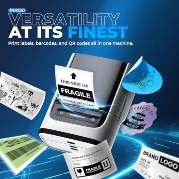 Compact Nelko PM220 Bluetooth Label Maker for Easy Organizing