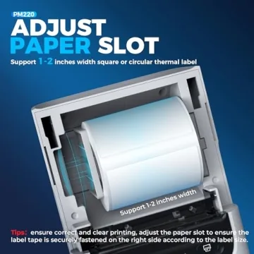 Compact Nelko PM220 Bluetooth Label Maker for Easy Organizing