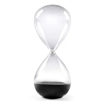 SWISSELITE Hourglass Sand Timers, Hourglass Sand Clock Inspired Glass for Home, Desk, Office Decor (...