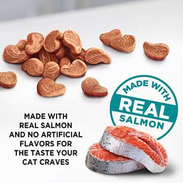 Meow Mix Irresistibles Soft Salmon Cat Treats, 15 Ounce