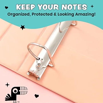 Stylish Yoobi 2 Inch Binder Set for School and Office