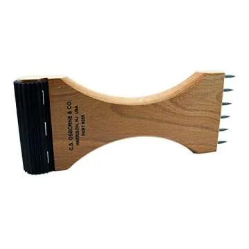 C.S. Osborne Webbing Stretcher W/Rubber End - Essential Upholstery Tool for DIY and Pros