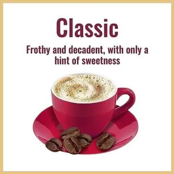 Hills Bros Instant Decadent Classic Cappuccino Mix with a Hint of Sweetness, Easy to Use and Convenient, Enjoy Coffeehouse Flavor at Home, Frothy, 14 Oz (Pack of 3)