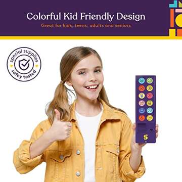 Special Supplies AAC Communication Device for Speech Therapy, Talker Buddy Communication Device for Non Verbal Kids & Adults, Autism Talking Aids for Home or School, Communication Device W/Travel Bag